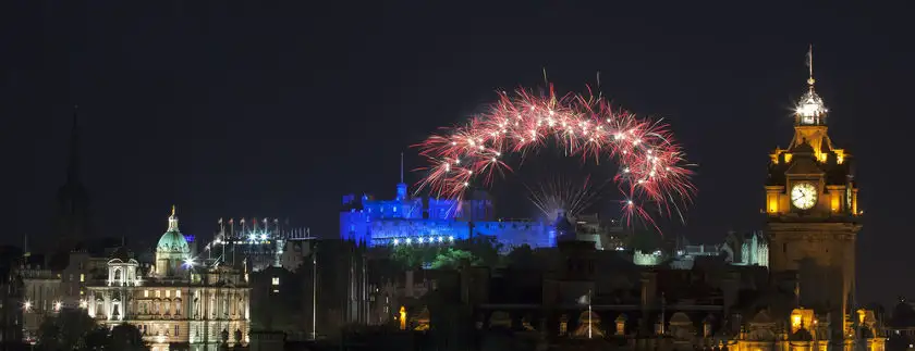 Edinburgh Castle Night