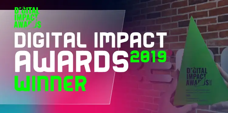 Reboot Won Gold at the Digital Impact Awards 2019