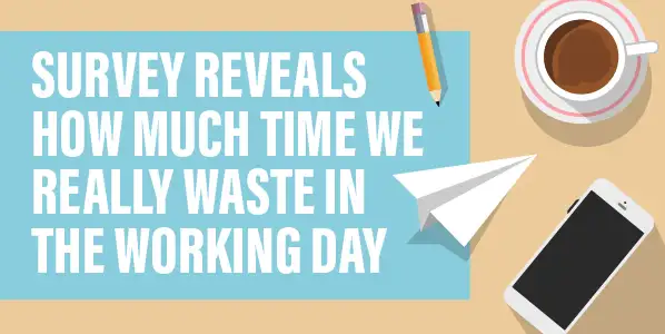 Survey reveals how much time we really waste in the working day