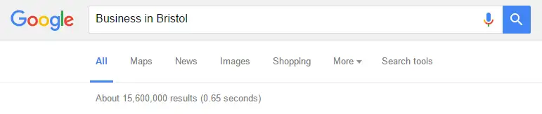 Bristol Google Search