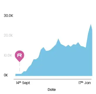 Results Chart - Digital PR Case Study for Golf Support