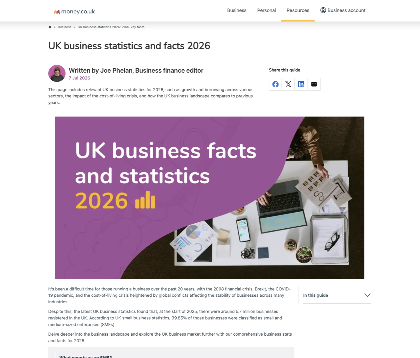 The money.co.uk business statistics asset