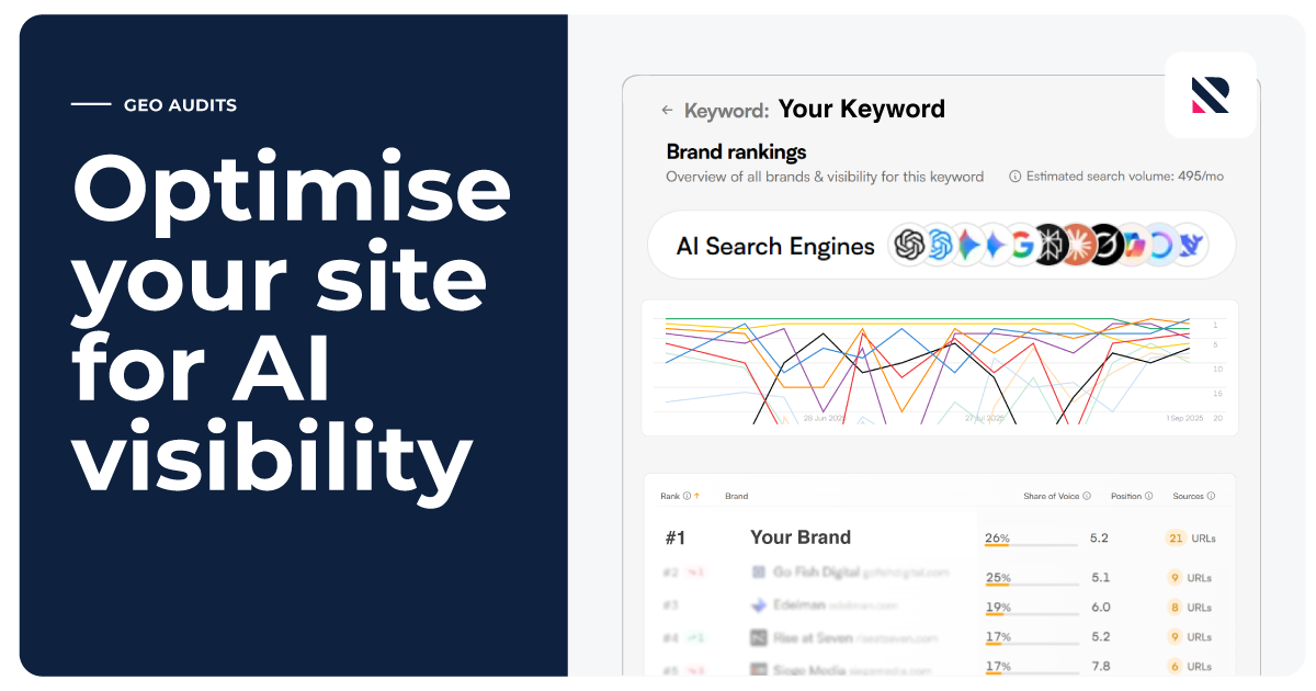 GEO audits for AI search visibility | Book a GEO audit today