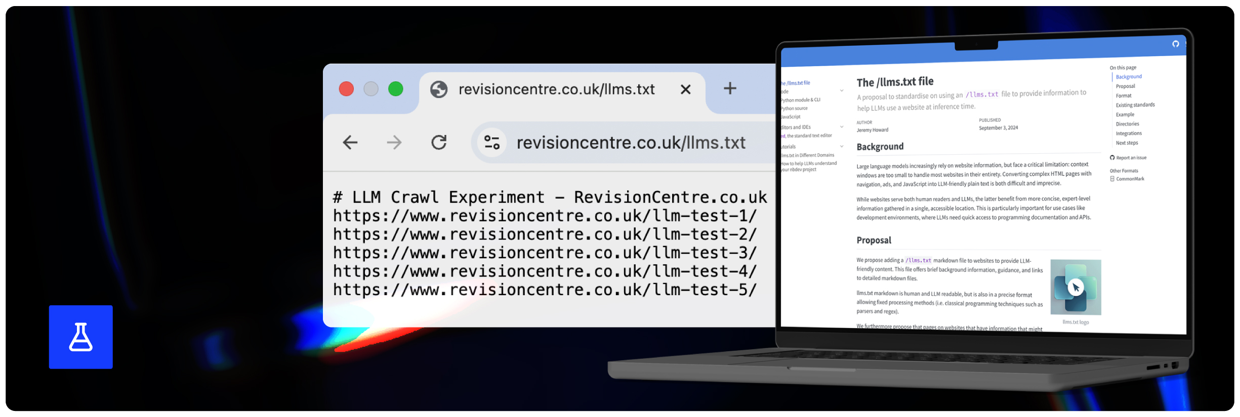 LLMs.txt GEO experiment featured image.