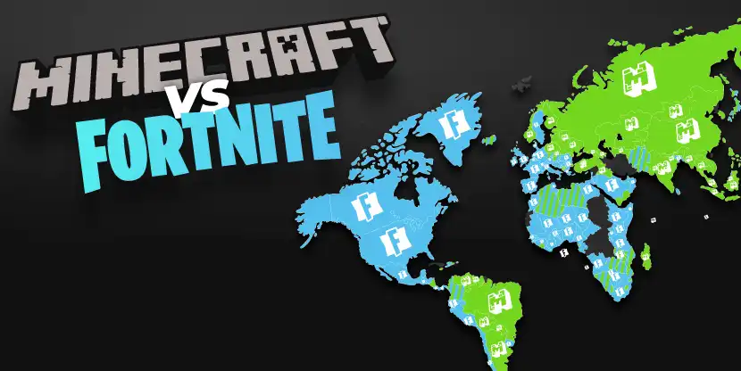 Minecraft vs Roblox vs Fortnite 