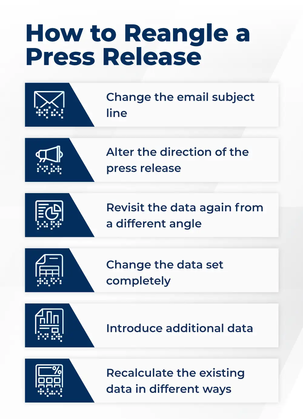 How to reangle a press release