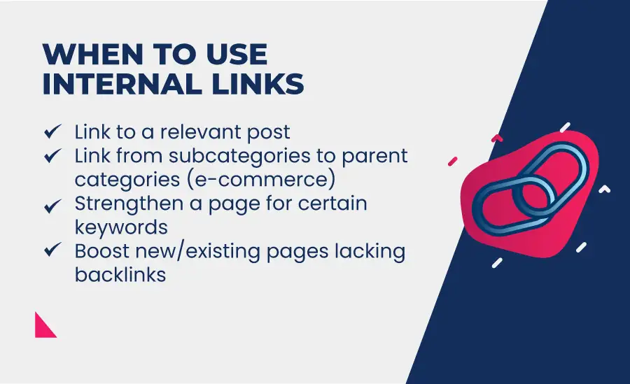 When To Use Internal Links