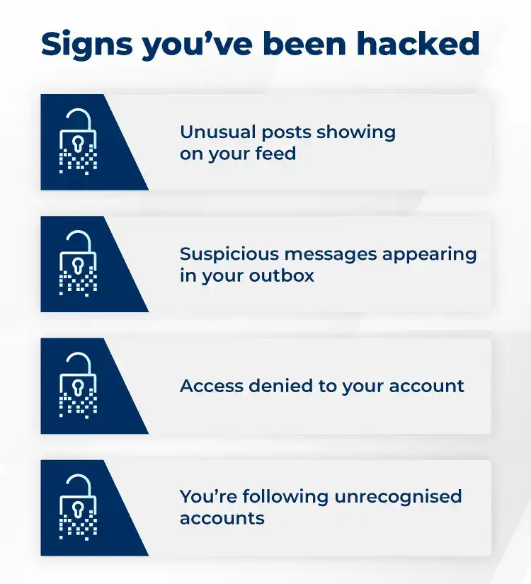 Signs your Instagram has been hacked