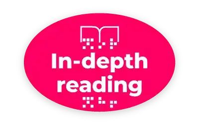 In-depth reading icon