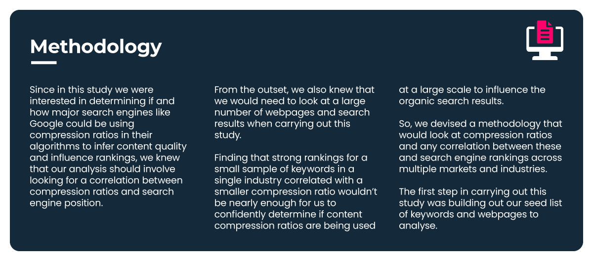 A graphic depicting a summary of our experiment methodology.